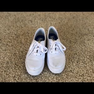 Keds white platform sneakers